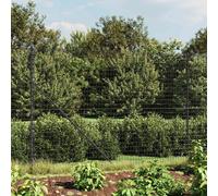 vidaXL Recinzione Metallica con Flangia Antracite 2,2x10 m