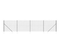 VIDAXL - Recinzione Metallica Con Picchetti Ancoraggio Antracite 1,6x10m