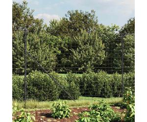 vidaXL Recinzione Metallica con Picchetti Ancoraggio Antracite 2,2x25m