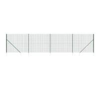 VIDAXL - Recinzione Metallica Con Picchetti Ancoraggio Verde 2,2x10 M