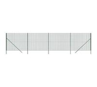 VIDAXL - Recinzione Metallica Verde 2x10 M In Acciaio Zincato