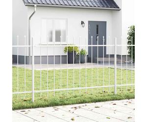 vidaXL Recinzione per Giardino 3 pcs Bianco 5,1 x 1,2 m