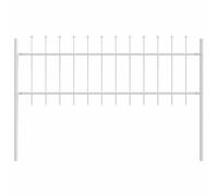 vidaXL Recinzione per Giardino Bianco 1,7 x 0,6 m, Giardino e Terrazza, Barriera Esterno Resistente, Pannello Recinzione Rettangolare, Divisore Patio