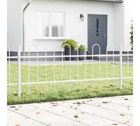 vidaXL Recinzione per Giardino BOXTEL 2 pcs 3,4 x 0,6 m Bianco