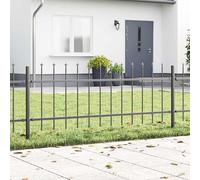 vidaXL Recinzione per Giardino WOERDEN 7 pz 11,9 x 0,6 m Grigio
