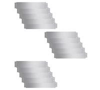 vidaXL Recinzione per prato - Set di 15 pannelli in acciaio zincato resistente, ognuno misura 100 x 20 cm, facile da modellare