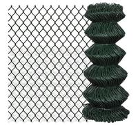 vidaXL - Recinzione Recinto In Rete Metallica Galvanizzata 0,8 X 15 M Verde