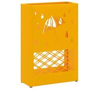 vidaXL Supporto per ombrelli Moderno Giallo Senape con Motivo a Pioggia | Elegante Soluzione di stoccaggio per l'ingresso, Design Resistente e organizzazione Unica, Organizer Moderno, scaffale per Il