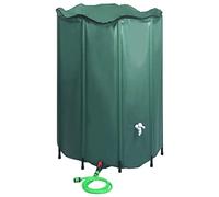 vidaXL Serbatoio per Acqua Piovana Pieghevole con Rubinetto 1350 L