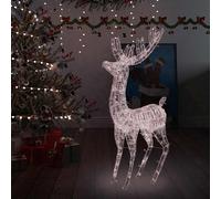 vidaXL Renna di Natale XXL in Acrilico 250 LED 180 cm Bianco Caldo