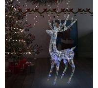 vidaXL Renne di Natale XXL in Acrilico 250 LED 180 cm Colorata