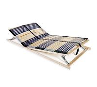 vidaXL Rete a Doghe 7 Zone senza Materasso con 42 Doghe 140x200 cm