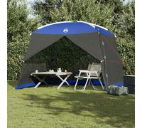 vidaXL Rete Anti-Zanzare per Campeggio con Porta Blu per 5 Persone, Impermeabile.