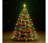 vidaXL Rete di Luce per Albero di Natale 150 LED Multicolore 150 cm