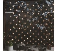 VidaXL Rete Luminosa Natalizia 204 LED Bianco Caldo 3x2m