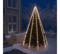 vidaXL Rete luminosa per albero di Natale 400 LED bianco freddo 400 cm