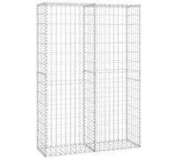 vidaXL - Rete Parete Gabion In Filo Galvanizzato 150 X 100 30 Cm