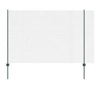 vidaXL Rete per polli Verde 10 x 1,5 m (Maglia 1,2 x 1,2 cm) in Acciaio, Ideale per Esterni Come in Giardino o in terrazza. Resistente agli Agenti atmosferici e Include Un Rotolo di paletti Facili d