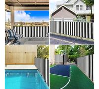 vidaXL Rete per Privacy Antracite e Bianca 2x10 m in HDPE 195 g/m²