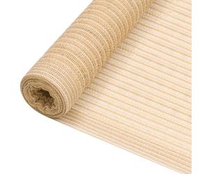 vidaXL Rete per Privacy Beige 1x50 m in HDPE 195 g/m²