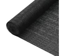 vidaXL Rete per Privacy Nera 1,2x10 m in HDPE 75 g/m²