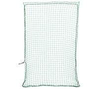 vidaXL Rete per Rimorchio con Corda Elastica Verde 3,5x2,5 m in PP, rete per carico, copertura rete per rimorchio, copertura per rimorchio