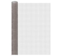 vidaXL Rete per schermatura 100 x 500 cm 3 Mesh Argento, Rete protettiva per balcone, schermo contro insetti, resistente alla ruggine, installazione facile