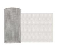 vidaXL Rete per schermatura 20 x 200 cm 8 Mesh Argento, Rete protettiva per balcone, schermo contro insetti, resistente alla ruggine, installazione facile