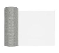 vidaXL Rete per schermatura 20 x 500 cm 18 Mesh Argento, Zanzariere per Balcone e Giardino, Resistenti e Impermeabili, Tagliabili, in Acciaio Inossidabile