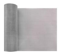 vidaXL Rete per schermatura 20 x 500 cm 60 Mesh Argento, Rete protettiva per balcone, schermo contro insetti, resistente alla ruggine, installazione facile
