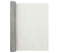 vidaXL Rete per schermatura 60 x 2000 cm 20 Mesh Argento, Rete protettiva per balcone, schermo contro insetti, resistente alla ruggine, installazione facile