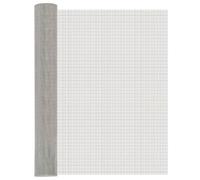 vidaXL Rete per schermatura 80 x 1000 cm 8 Mesh Argento, Rete protettiva per balcone, schermo contro insetti, resistente alla ruggine, installazione facile