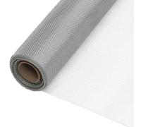 vidaXL Reti 112 x 1000 cm Acciaio Inox 304 Argento