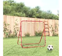vidaXL Rimbalzatore da Calcio Regolabile 96x80x96 cm Acciaio e PE