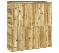 vidaXL Rimessa Attrezzi Giardino 163x50x171 cm Massello di Pino