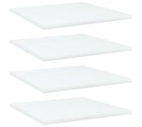 vidaXL Ripiani per Libreria 4pz Bianchi 40x40x1,5 cm Legno Multistrato