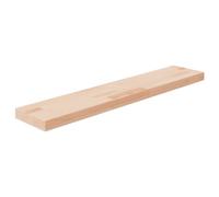vidaXL Ripiano 100x20x4 cm Legno Massello di Rovere Non Trattato