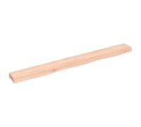 vidaXL Ripiano a Parete 100x10x4 cm Legno Massello Rovere Non Trattato