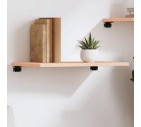 vidaXL Ripiano a Parete 60x30x2 cm Legno Massello Rovere Non Trattato, Piano, ripiano portaoggetti, ripiano in Legno, ripiano, mensola pensile