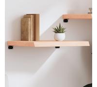 vidaXL Ripiano a Parete 60x60x(2-6) cm Massello Rovere Non Trattato