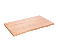 vidaXL Ripiano Muro Marrone 100x60x(2-4) cm Massello Rovere Trattato