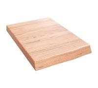 vidaXL Ripiano Muro Marrone 40x60x(2-6) cm Massello Rovere Trattato