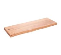 vidaXL Ripiano Muro Marrone 80x30x(2-4) cm Massello Rovere Trattato
