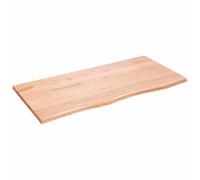 vidaXL Ripiano Muro Marrone Chiaro 100x50x2cm Massello Rovere Trattato