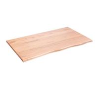 vidaXL Ripiano Muro Marrone Chiaro 100x60x2cm Massello Rovere Trattato