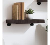 vidaXL Ripiano Muro Marrone Scuro 40x30x(2-6) cm