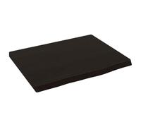 vidaXL Ripiano Muro Marrone Scuro 40x30x2 cm Massello Rovere Trattato