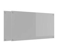 vidaXL Rivestimento da Cucina 2 PCS Grigio Chiaro 110 x 60 cm, Cucina, Idee di Design Moderno per spazi ridotti, Layout efficienti, Decorazioni Eleganti e Accessori Funzionali per rivoluzionare la cu