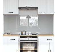 vidaXL Rivestimento da Cucina 2 pcs Grigio chiaro 80 x 60 cm