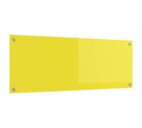 vidaXL Rivestimento da Cucina Giallo 110 x 40 cm vetro temperato